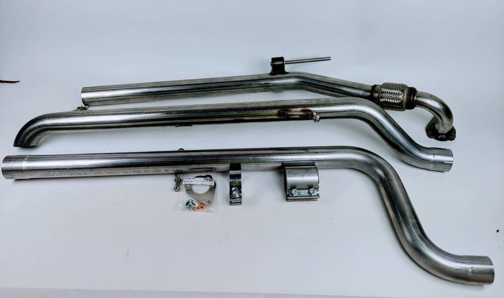 KermaTDI 2.5inch Stainless TurboBack exhaust systemåÊ(MK4 Golf, Jetta, Jetta Wagon)